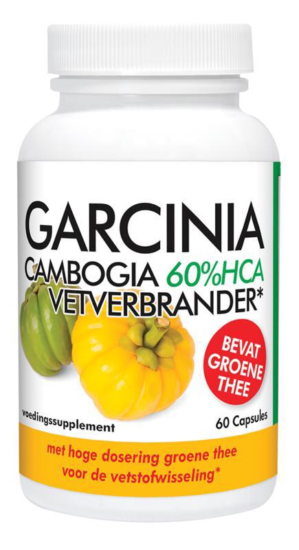 Garcinia cambogia 60% HCA vetverbrander