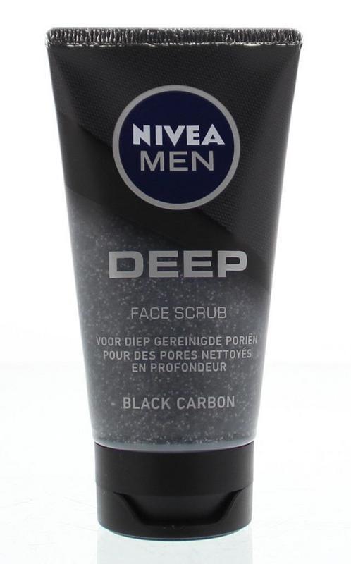 Men deep face scrub