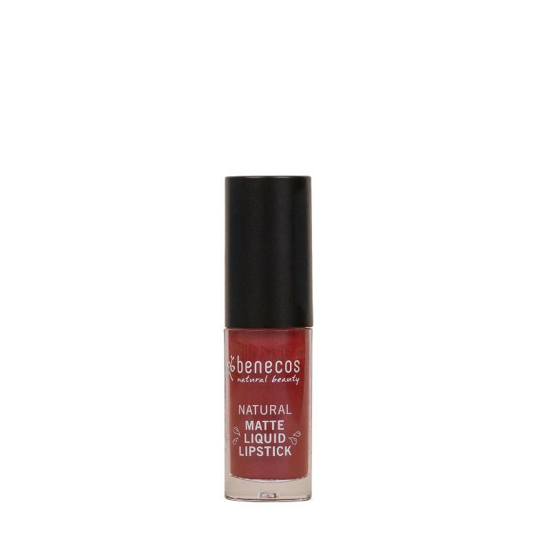 Natural lipstick liquid mat bloody berry