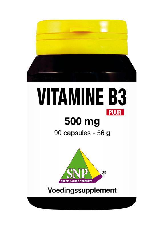 Vitamine B3 500mg puur