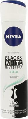 Nivea Deodorant spray invisible black & white fresh