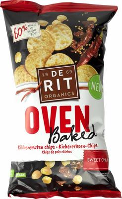 De Rit Kikkererwtenchips ovenbaked sweet chili bio