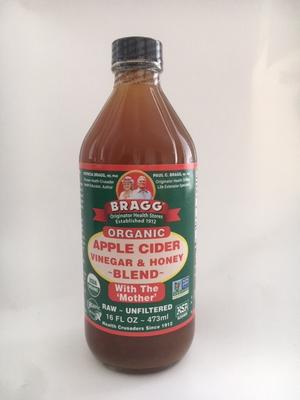 Bragg Appelazijn honey blend bio