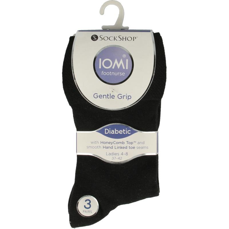 Footnurse f sock maat 4-8 black