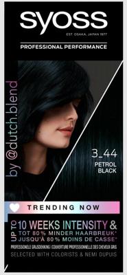 Syoss Color trending now 3-44P black