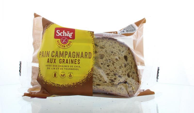Pain campagnard meergranenbrood glutenvrij