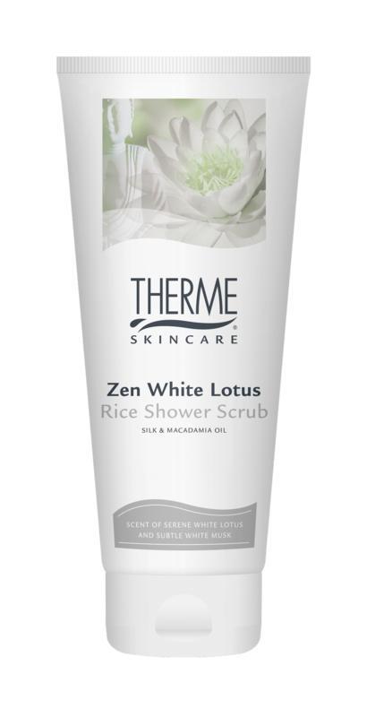 Zen white lotus scrub rice