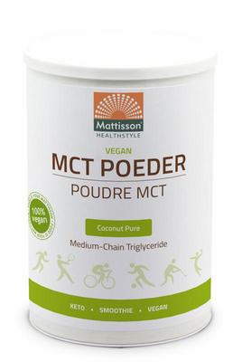 Mattisson Vegan MCT poeder coconut pure Mattisson Vegan MCT poeder coconut pure