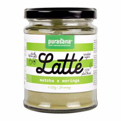 Purasana Latte matcha moringa vegan bio