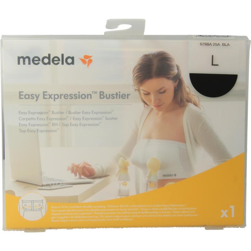 Bustier easy expression zwart maat L