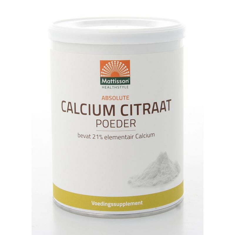Calcium citraat poeder - 21% elementair calcium