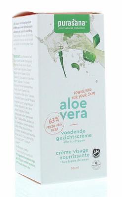 Purasana Aloe vera gezichtscreme voedend bio