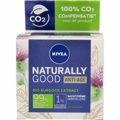 Nivea Naturally good nachtcreme anti-age