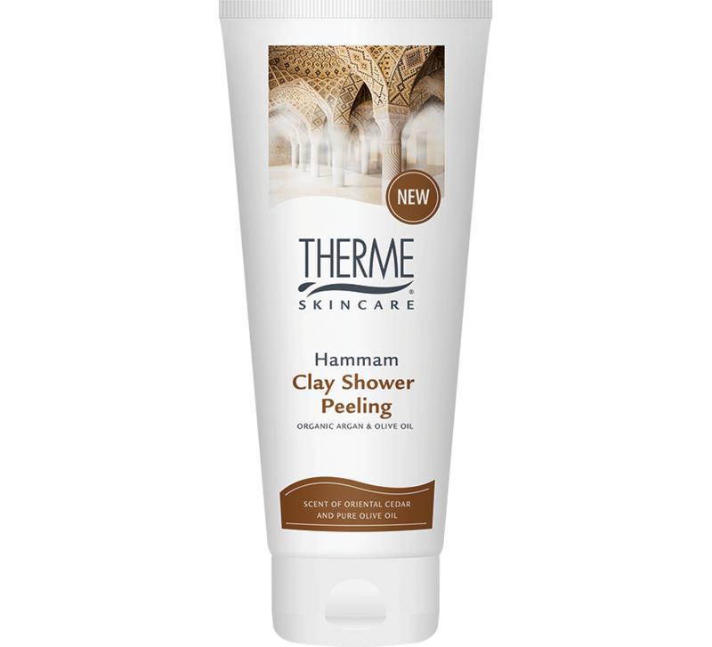 Hammam shower clay peeling