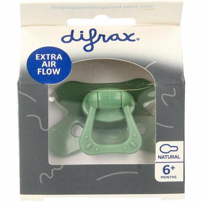 Difrax Fopspeen natural 6+ maanden olive