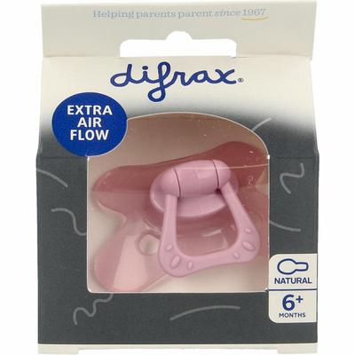 Difrax Fopspeen natural 6+ maanden rose