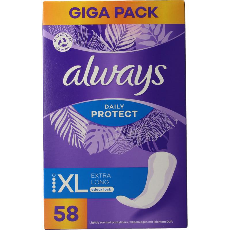Inlegkruisjes daily protection extra long