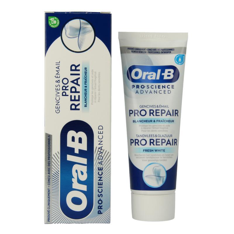 Pro-Science advanced repair whitening tandpasta