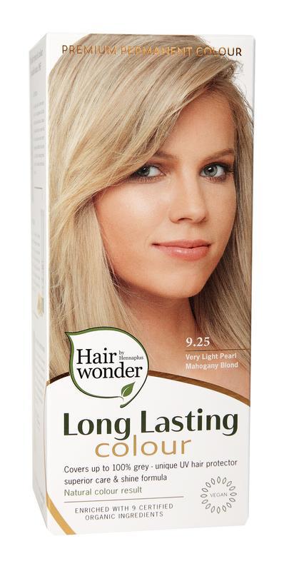Long lasting colour very light pearl mah blond 9.2