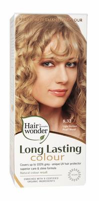 Hairwonder Long lasting colour licht golden peach blond 8.32