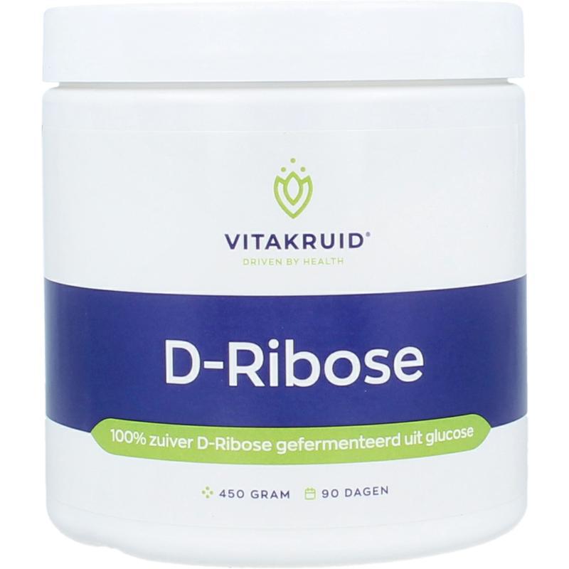 Vitakruid D-Ribose 100% puur geferm uit glucose