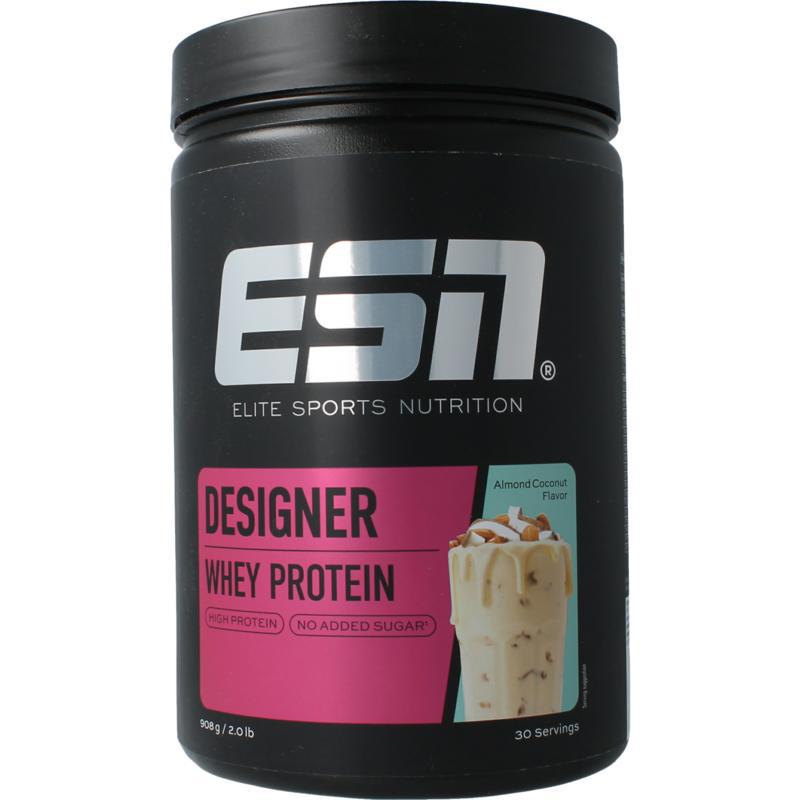 Designer whey almond coconut