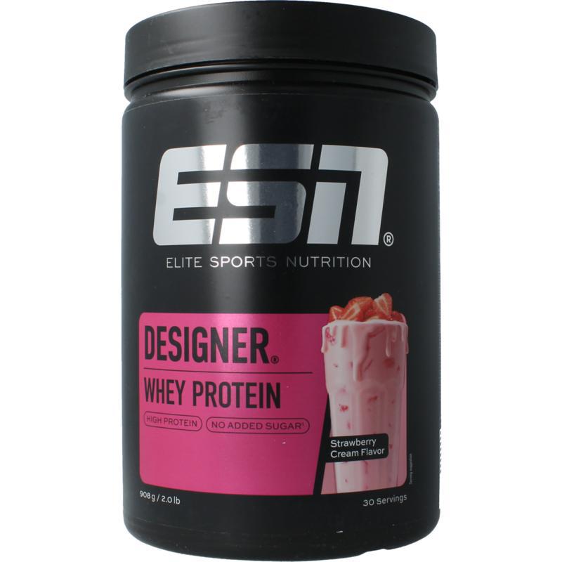 Designer whey strawberry cream