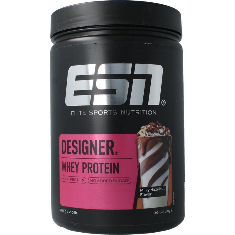 Designer whey milky hazelnut