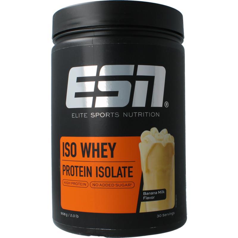 Iso whey protein banana milk