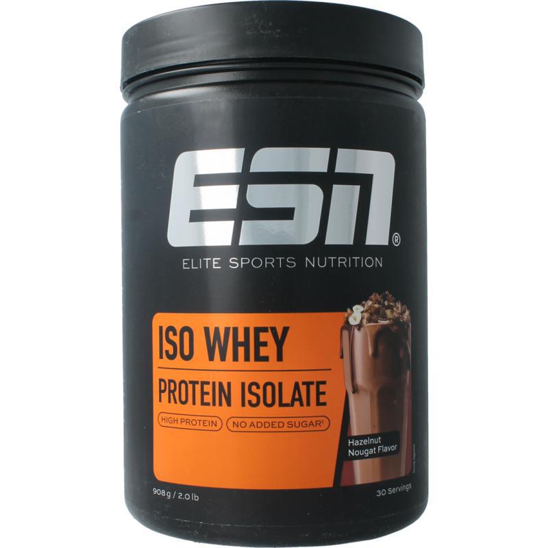 Iso whey protein hazelnut nougat