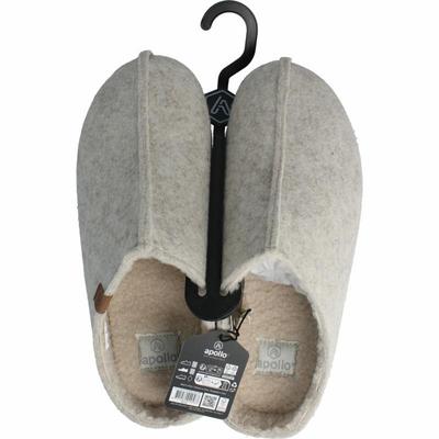 Apollo Zweedse slof beige 41/42 heren