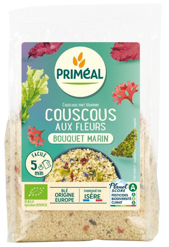 Couscous met blauwe bloemen bio