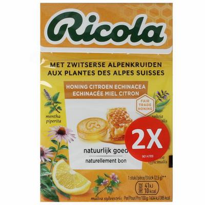 Ricola Honing citroen echinacea duo pack