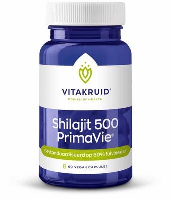 Vitakruid Vitakruid Shilajit 500mg PrimaVie 50% fulvinezuur
