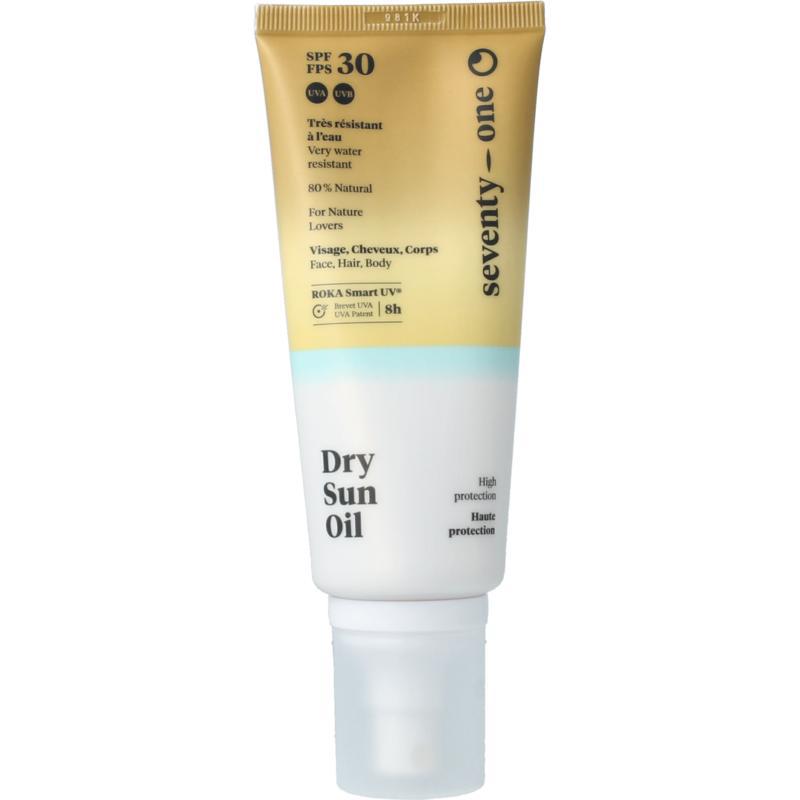 Dry sun oil SPF30