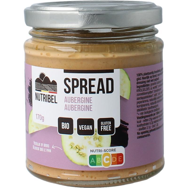 Aubergine spread glutenvrij bio