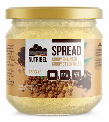 Nutribel Curry linzen spread glutenvrij bio