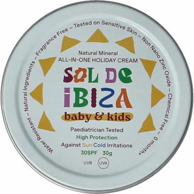 Sol de Ibiza Beschermende creme baby & kids SPF30 mini bio