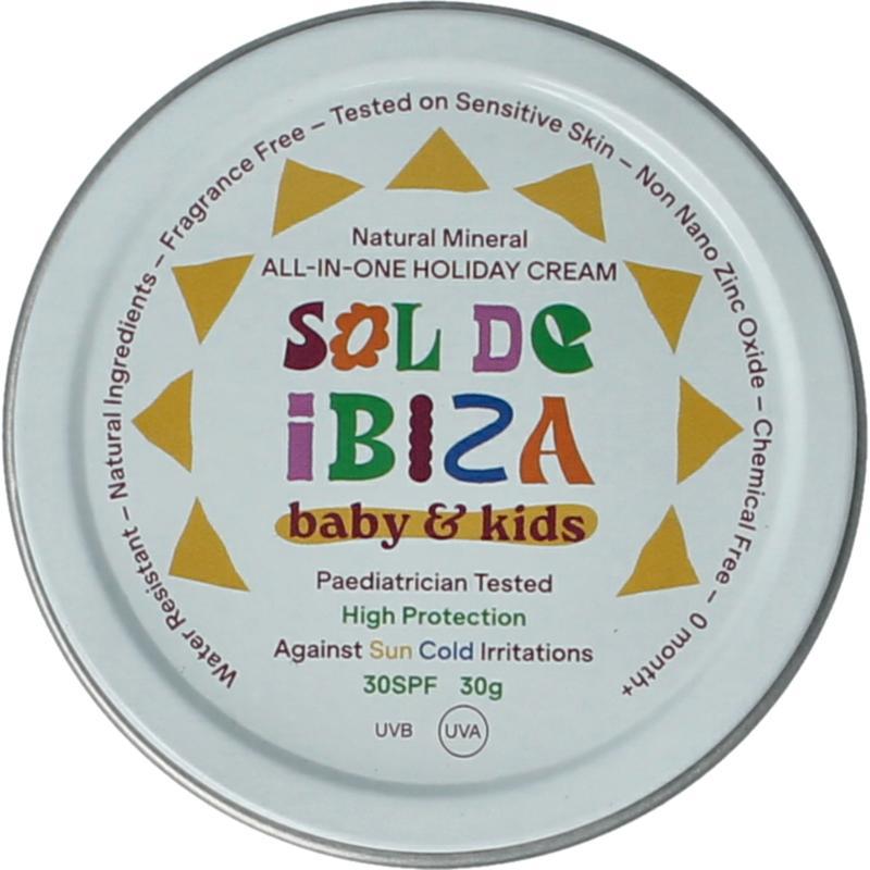 Beschermende creme baby & kids SPF30 mini bio