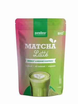 Purasana Instant matcha latte bio