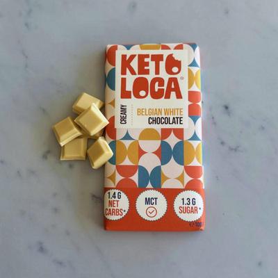 Keto-Loca Belgian white chocolate