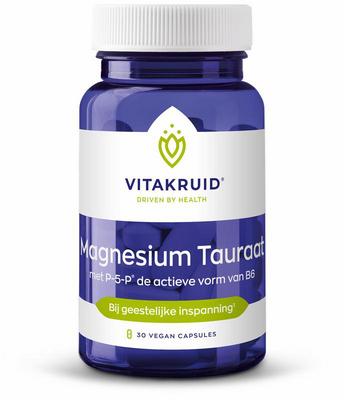 Vitakruid Vitakruid Magnesium Tauraat met vitamine B6 (P-5-P)