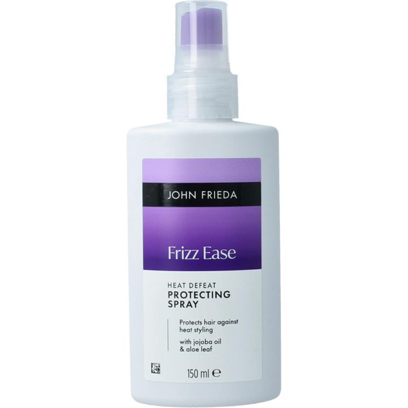 Frizz ease heat defeat protecting spray