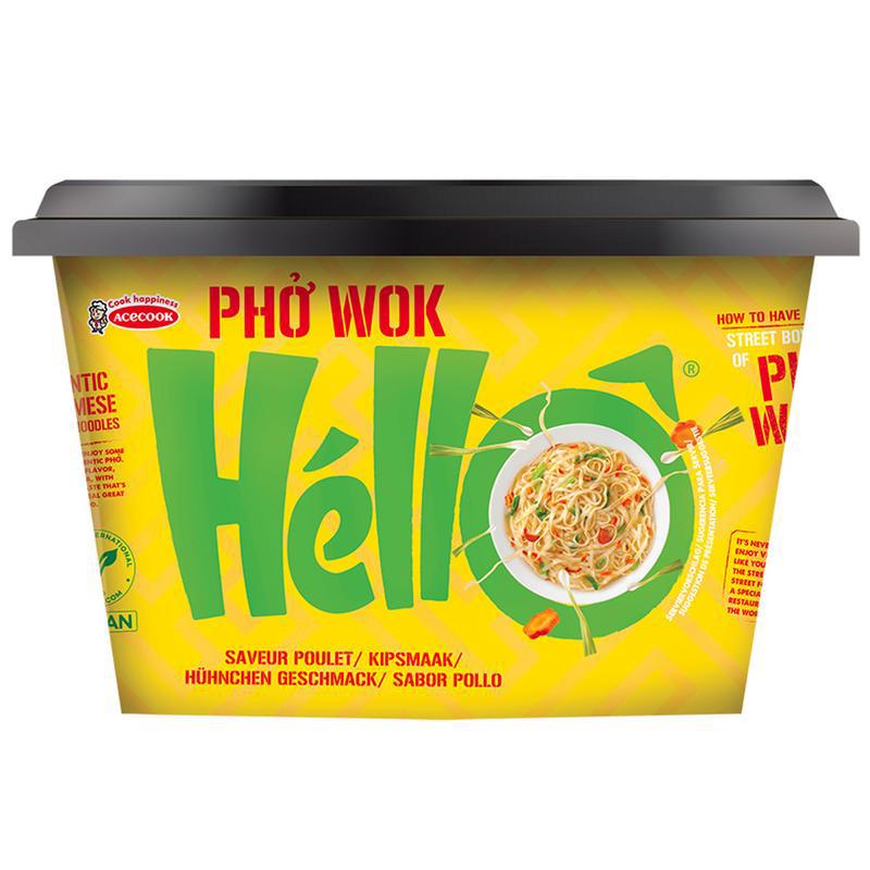 Instant pho wok kipsmaak glutenvrij