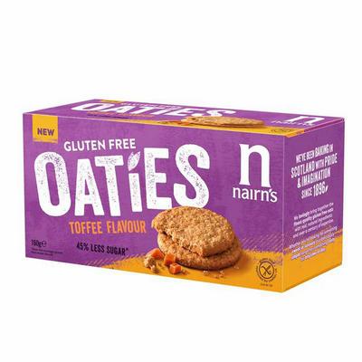 Nairns Oaties toffee glutenvrij