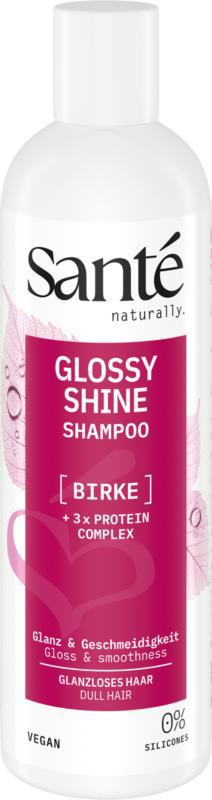 Glossy shine shampoo birch