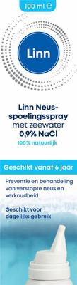 Linn Pharma Neusspoelingsspray zeewater