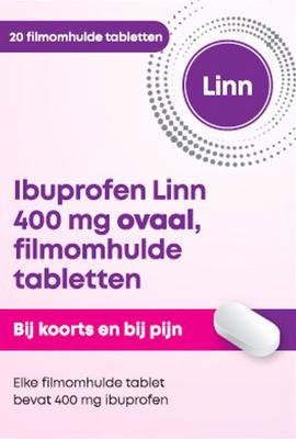 Linn Pharma Ibuprofen 400mg wit tablet