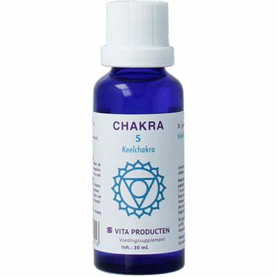 Vita Chakra 5 keelchakra (blauw)