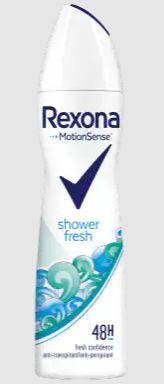 Deodorant spray shower fresh